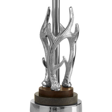 Antler Table Lamp with Marble Base - Image 4