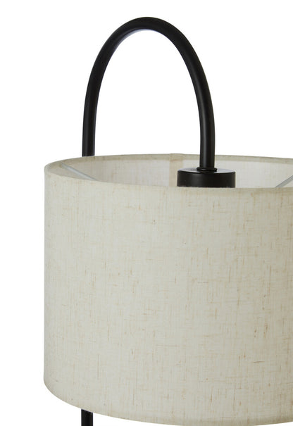 Murdoch Curved Table Lamp with Marble Base