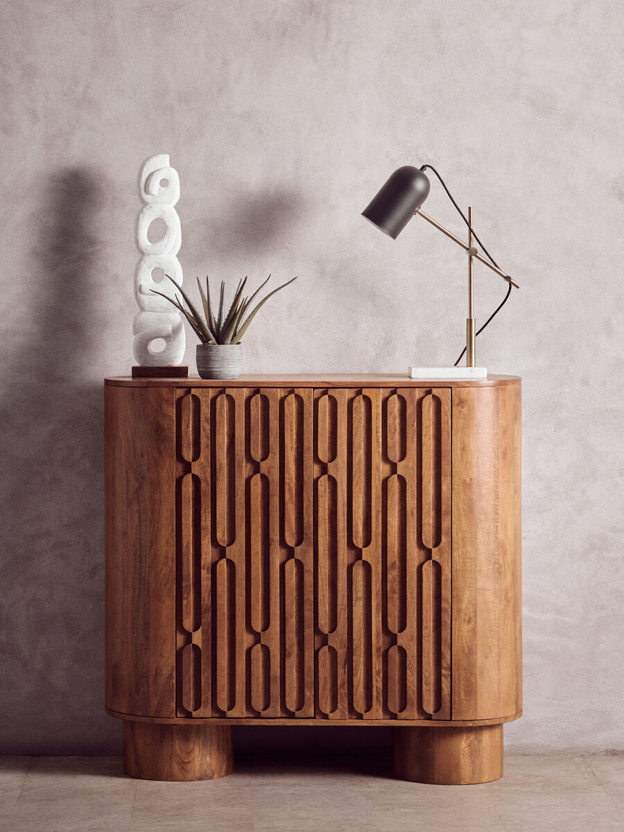 Equipose Black and Gold Desk Lamp with Marble Base