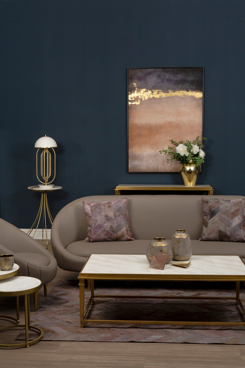 Metropolis Table Lamp with White shade