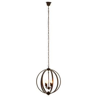 Censer Black Metallic Pendant