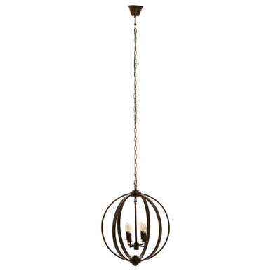 Censer Black Metallic Pendant