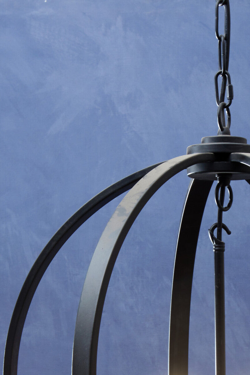 Censer Black Metallic Pendant Light