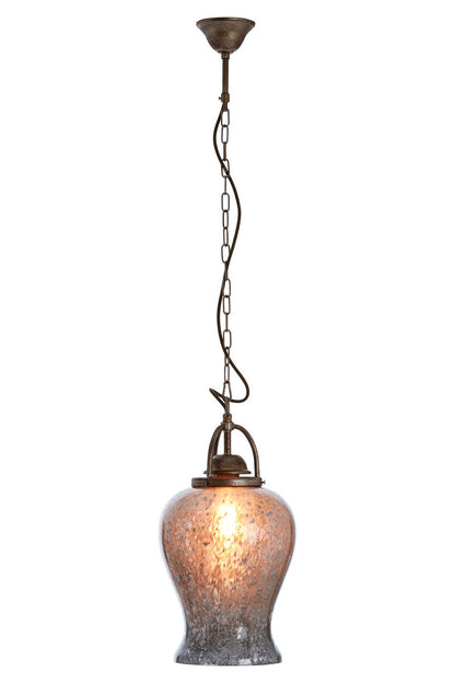 Terina Antique Silver Finish Pendant Light