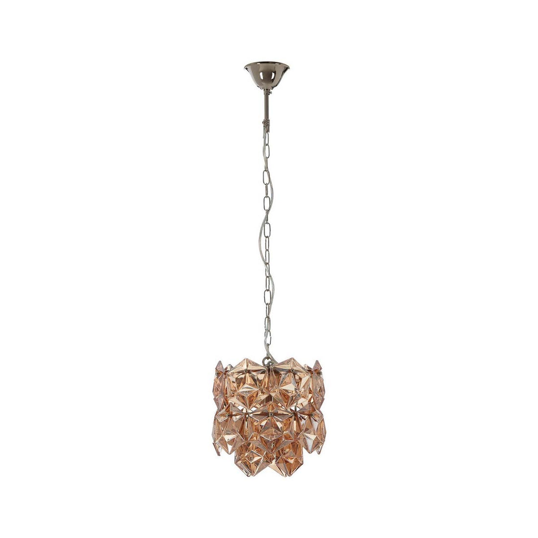 Rydello Small Amber Glass Chandelier.