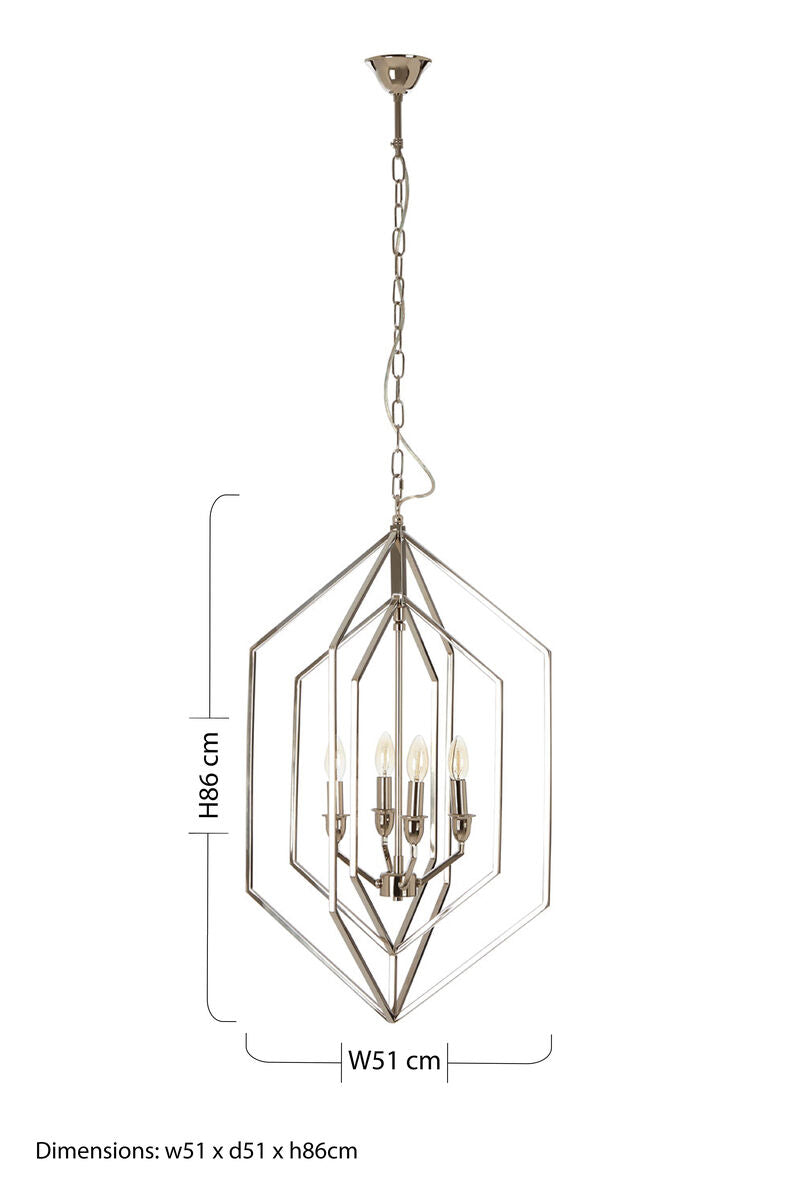 Venice Hexagonal Chandelier - Image 5
