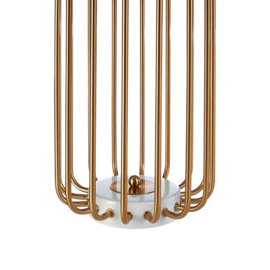 Zora Gold Caged Table Lamp - Image 4