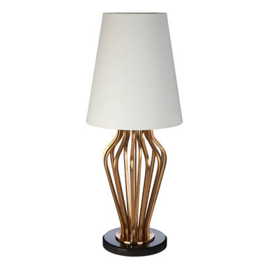 Zada Gold and Black Angular Table Lamp