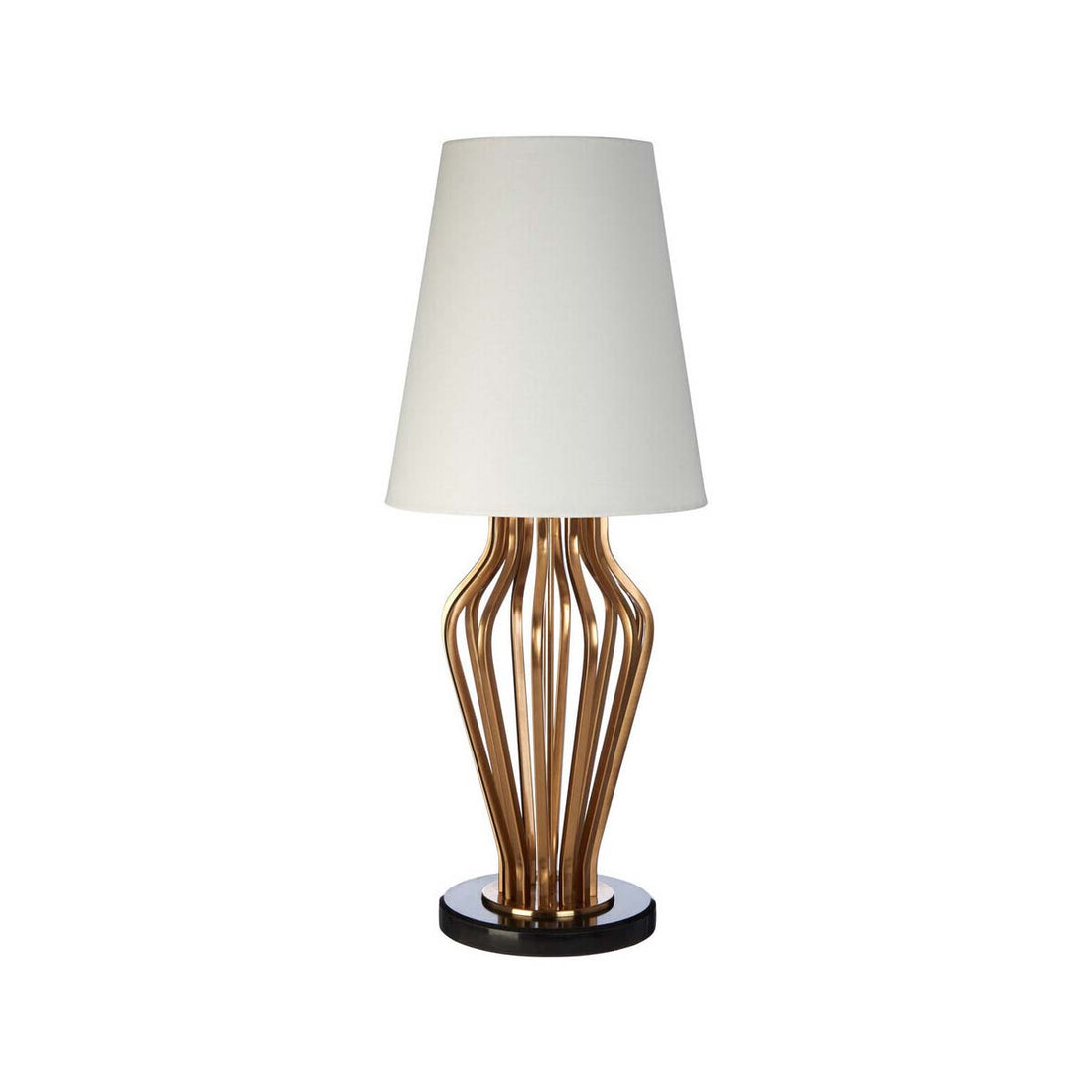 Zada Gold and Black Angular Table Lamp