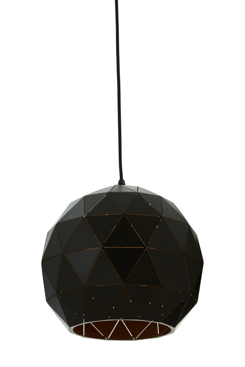 Mateo Extra Small Black and Copper Pendant Light - Image 3