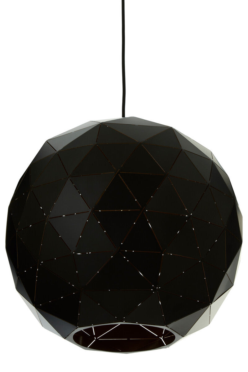 Mateo Small Black and Copper Pendant Light - Image 3