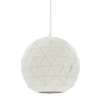 Mateo Medium White Pendant Light