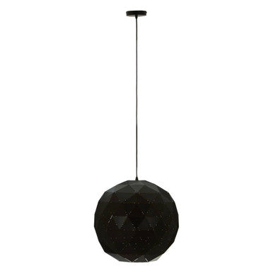Mateo Medium Black and Copper Pendant Light