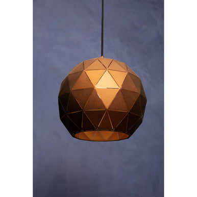 Mateo Medium Coffee Finish Pendant Light - Image 4