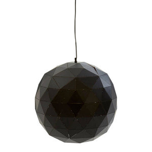 Mateo Large Black and Copper Pendant Light