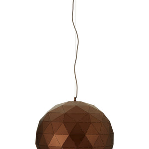 Large Coffee Finish Pendant Light | Mateo
