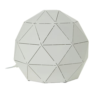 White Finish Table Lamp | Mateo