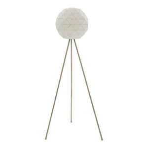 White Finish Floor Lamp | Mateo