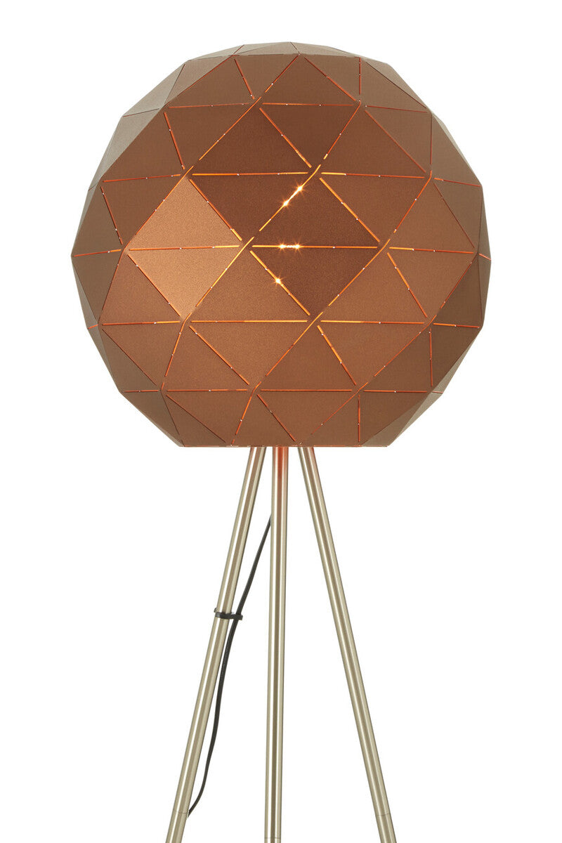 Mateo Coffee Finish Floor Lamp - Image 3