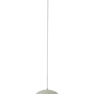 Small White Dome Pendant Light | Mateo