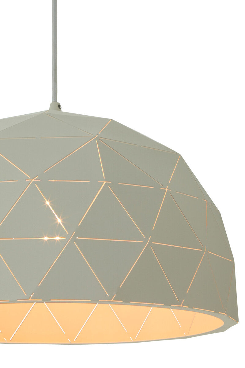 Mateo Small White Dome Pendant Light - Image 5