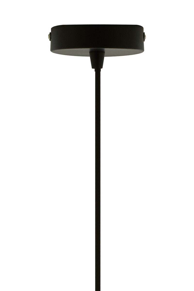 Mateo Small Black and Copper Dome Pendant Light - Image 7