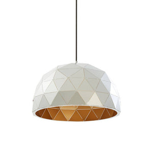 Mateo Small Silver Dome Pendant Light
