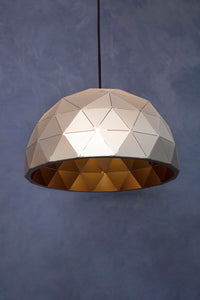 Mateo Small Silver Dome Pendant Light