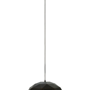 Medium Black and Copper Dome Pendant Light | Mateo