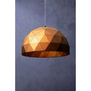 Medium Coffee Dome Pendant Light | Mateo