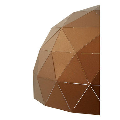 Mateo Medium Coffee Dome Pendant Light - Image 4