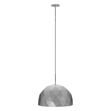 Mateo Medium Silver Dome Pendant Light