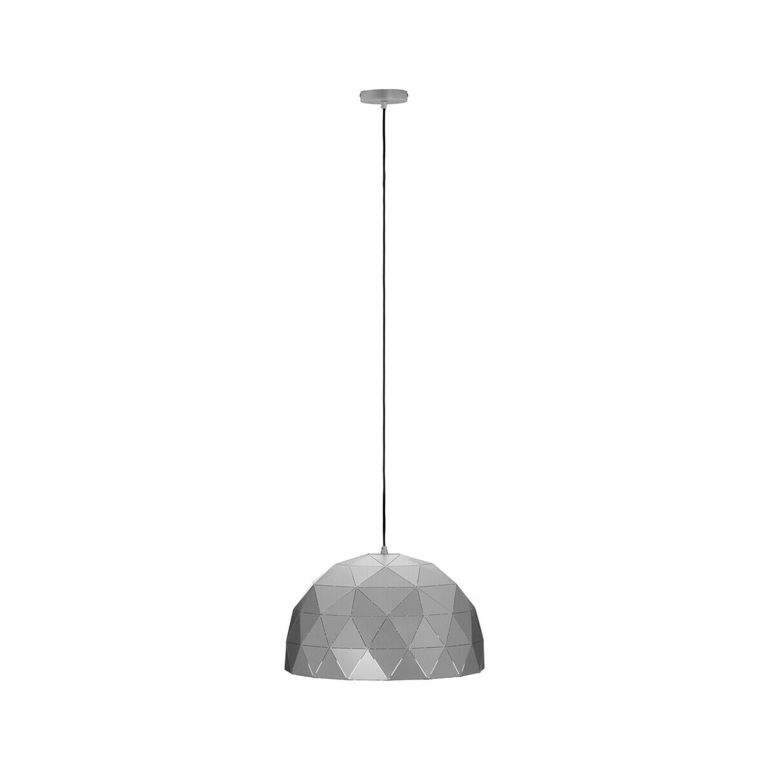 Mateo Medium Silver Dome Pendant Light