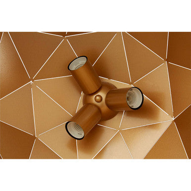 Mateo Large Black and Copper Dome Pendant Light - Image 6