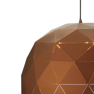 Mateo Large Coffee Dome Pendant Light