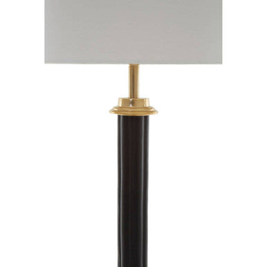 Macey Black &amp; Gold Floor Lamp