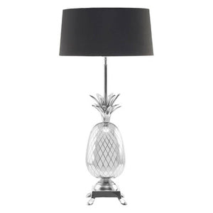 Boho Nickel Finish Pineapple Table Lamp