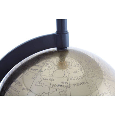 Churchill Globe Antique Brass Table Lamp - Image 6