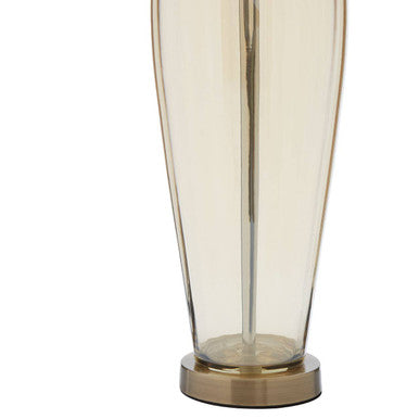 Carina Amber Glass Table Lamp - Image 4