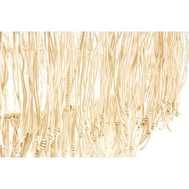 Hestina Cream Leather Ceiling Light - Image 10