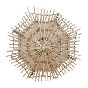 Hestina Small Woven Rattan Wall Light