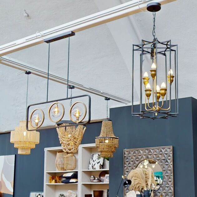 Allas 6 Bulb Pendant Light
