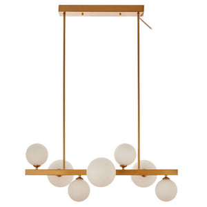 Bronze Finish 7 Light Statement Pendant Light | Abira