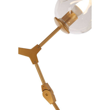 Abira Light Gold 8 Arm Pendant Lamp - Image 7