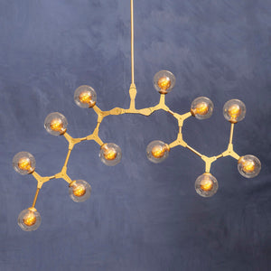 Abira 12 Arm  Gold Finish Pendant Light