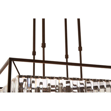 Akiko 6 Bulb Dark Bronze Ceiling Light