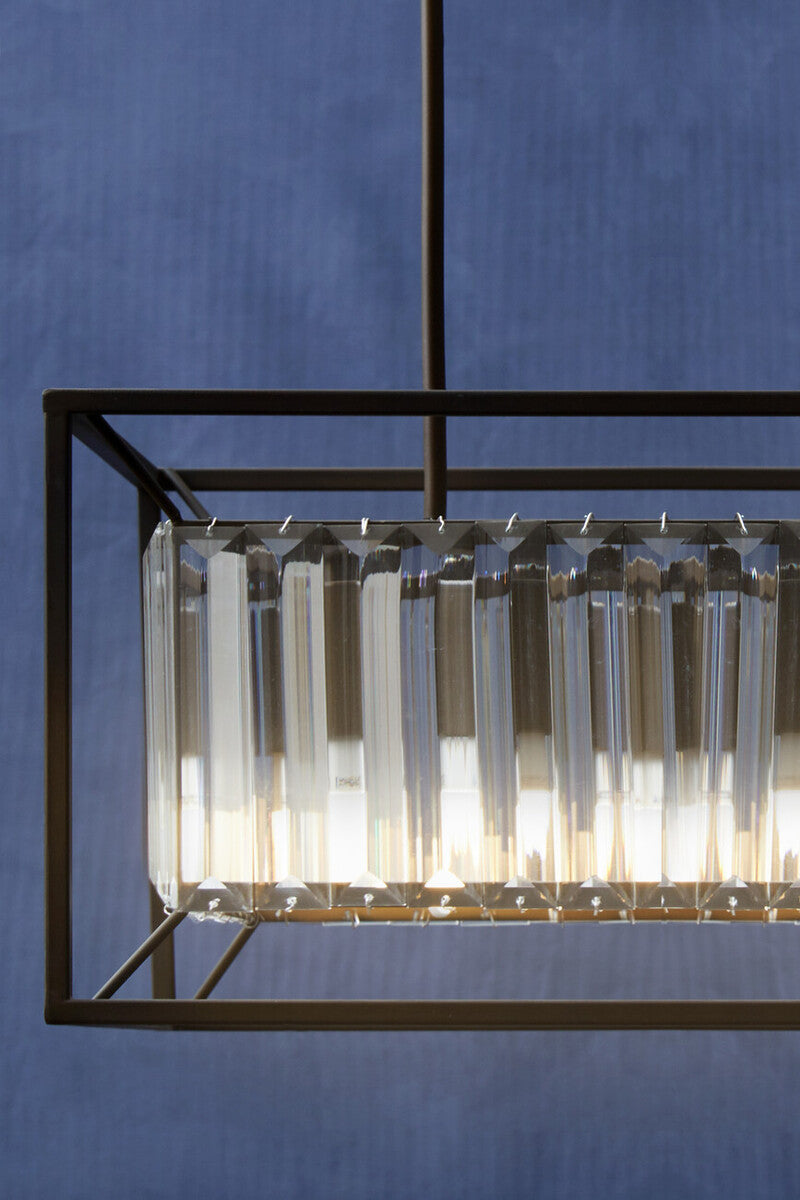 Akiko 4 Bulb Matte Black Ceiling Light