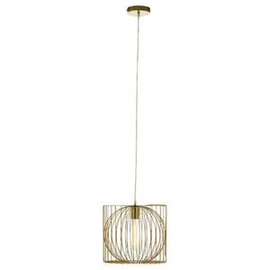 Gold Finish Pendant Light | Aselo
