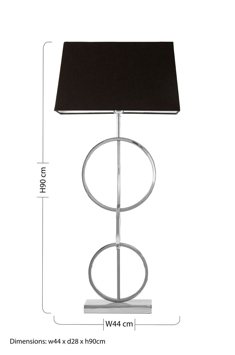 Skye Table Lamp with Dual Ring Base - Image 5