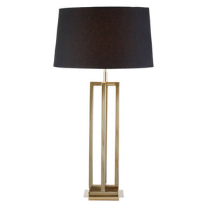 Gold Finish Rectangular Table Lamp | Skye